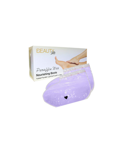 بيوتي بالم شمع البرافين للقدم 6 قطع/عبوة