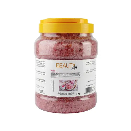 Beauty Palm Sea Salt Infused with Dried Petals Beauty Palm