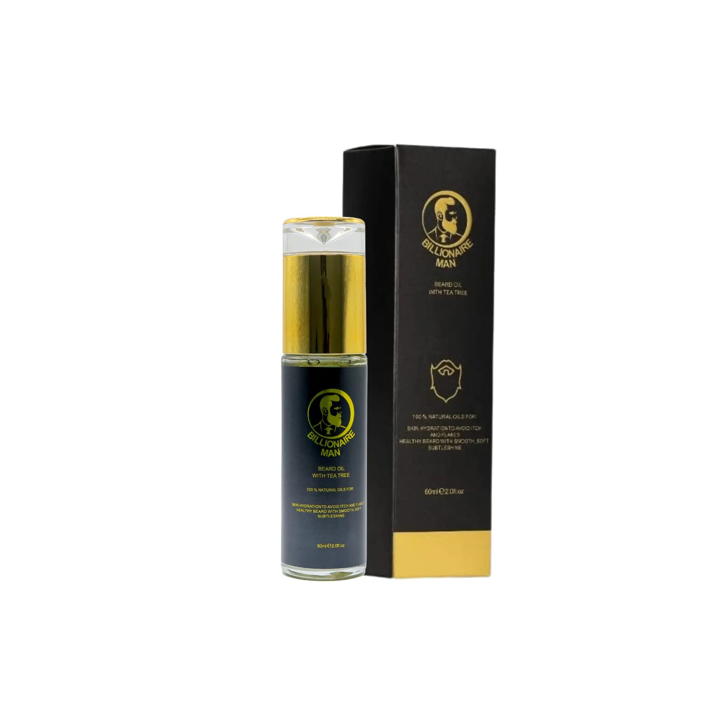 Billionaire Man Natural Beard Oil - Kenaan International