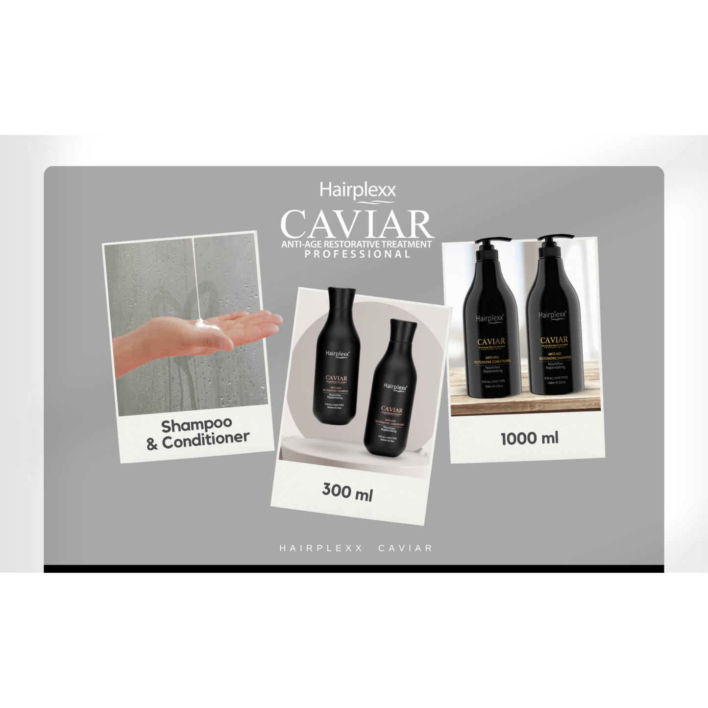 Hairplexx Caviar Anti-Age Restorative Conditioner – Anti-Aging Hair Treatment