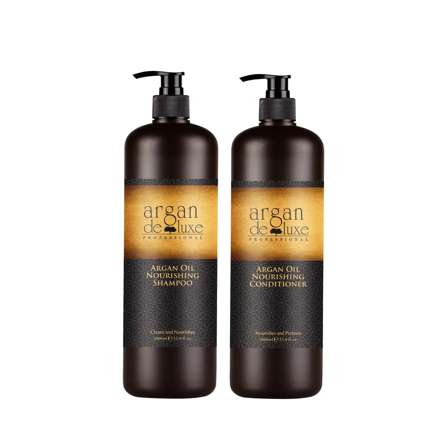 Argan Deluxe Nourishing Shampoo & Conditioner Set - Kenaan International