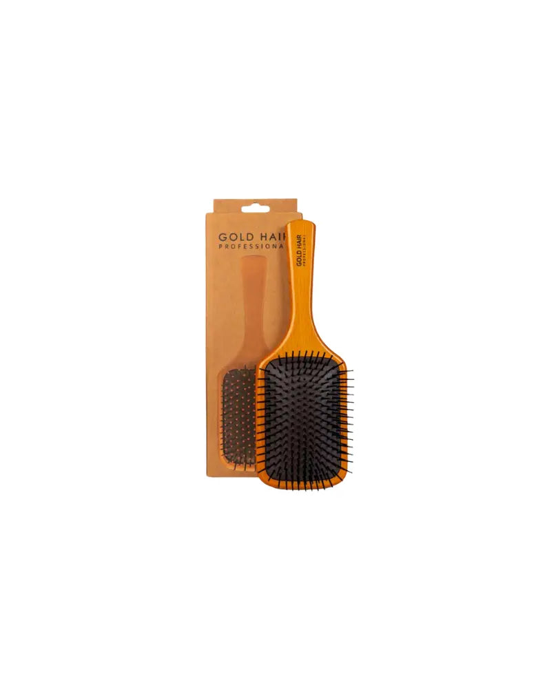Gold Hair Professional Wooden Brush - Kenaan International