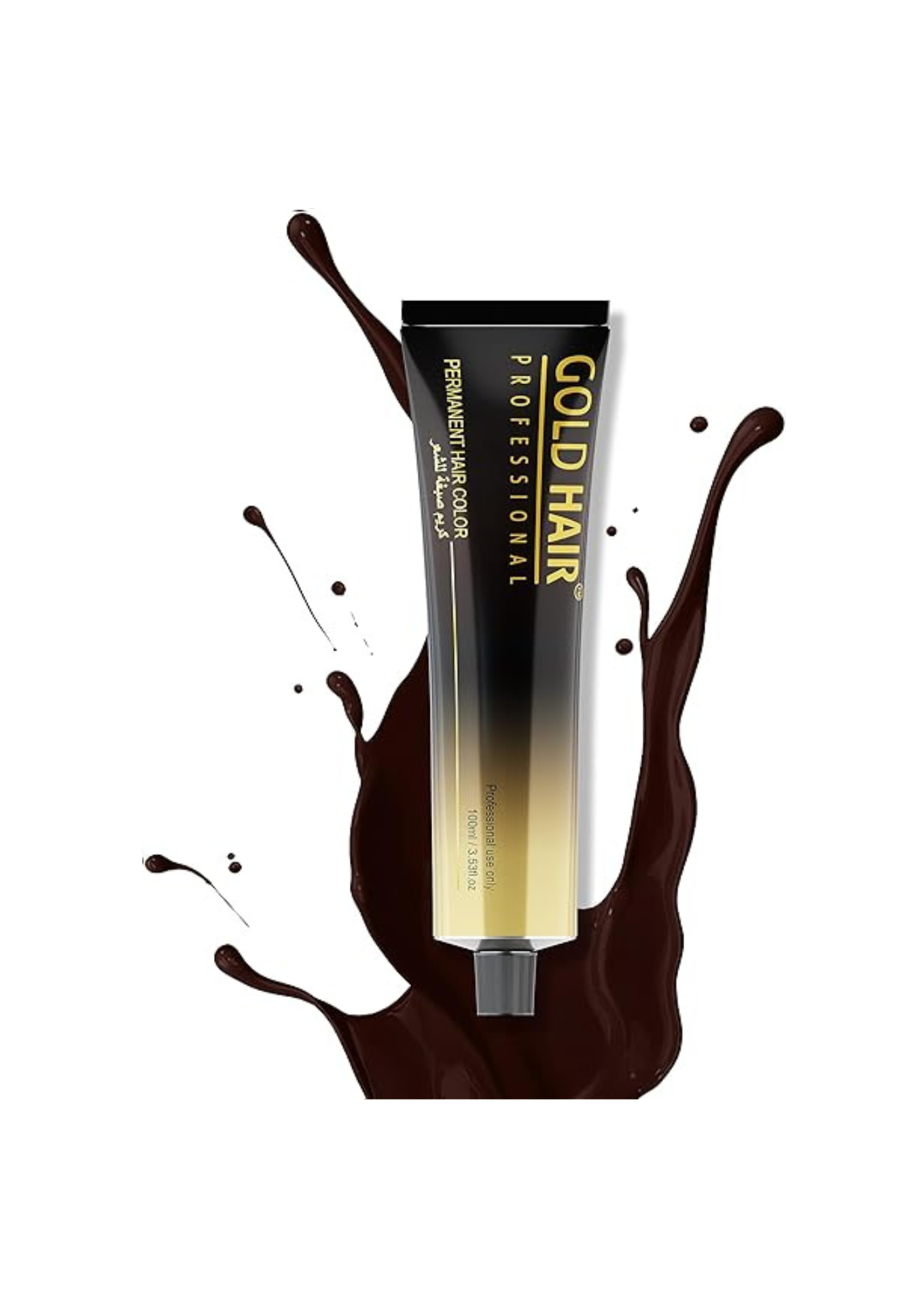 Gold Hair Permanent Color Brown Intensive Cream 100ml