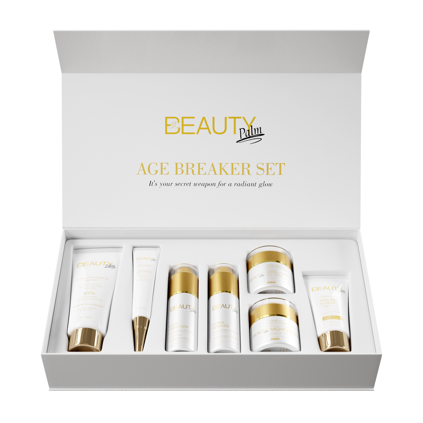 Beauty Palm Cellular Facial Anti-Aging Programme | Age Breaker - Face & Eye Care Set