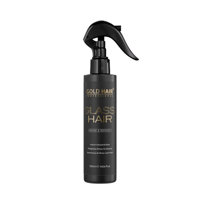 Gold Hair Professional Protein Instant Shine and Repair Hair Spray 120ml Gold Hair