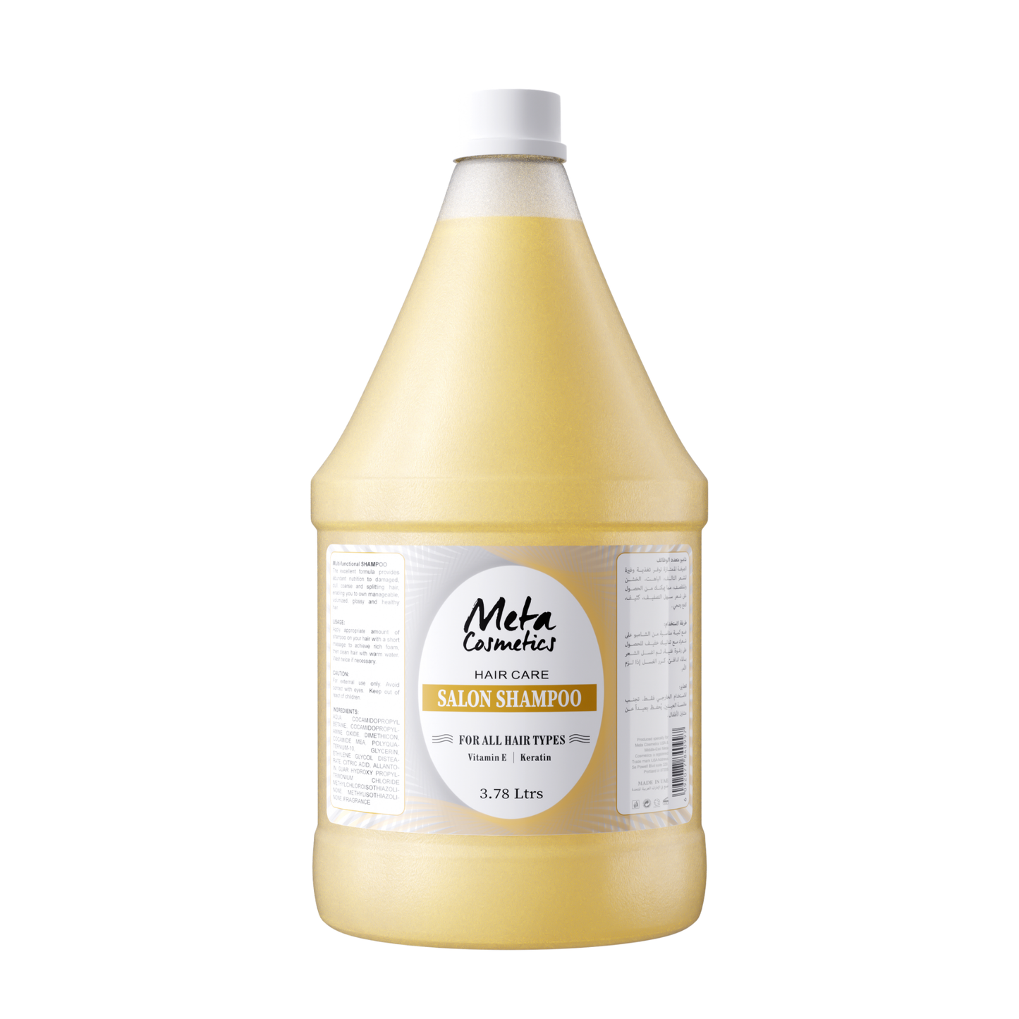Meta Cosmetics Hair Care Salon Shampoo 3.78ltrs