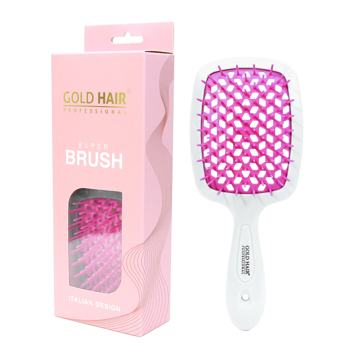 Gold Hair Professional Super Rubber Brush