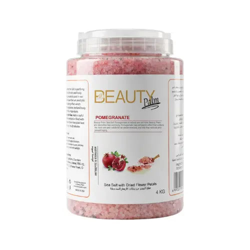 Beauty Palm Sea Salt Infused with Dried Petals Beauty Palm