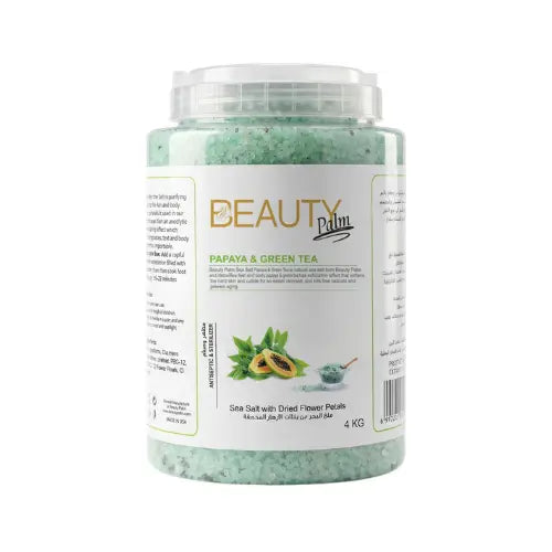 Beauty Palm Sea Salt Infused with Dried Petals Beauty Palm