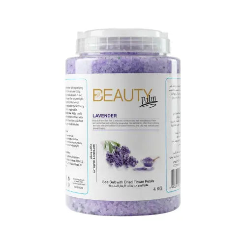 Beauty Palm Sea Salt Infused with Dried Petals Beauty Palm