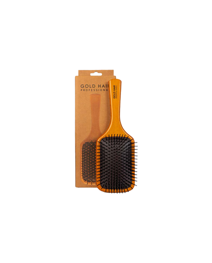 Gold Hair Professional Wooden Brush