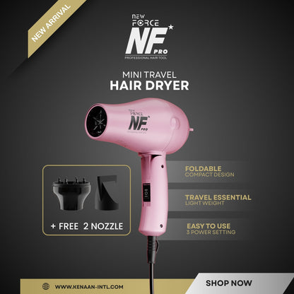 New Force Pro Hair Dryer 1200 Watts Power