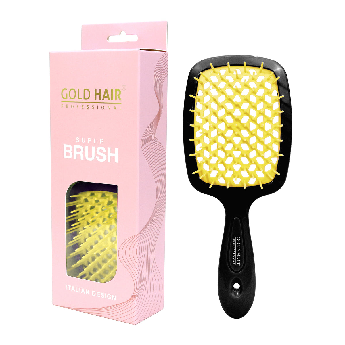 Gold Hair Professional Super Rubber Brush