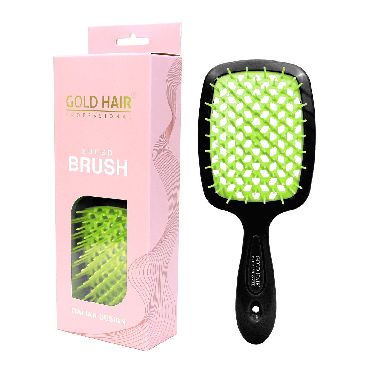 Gold Hair Professional Super Rubber Brush