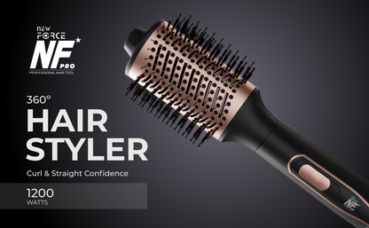 New Force Curl and Straight Hair Styler 2 in 1
