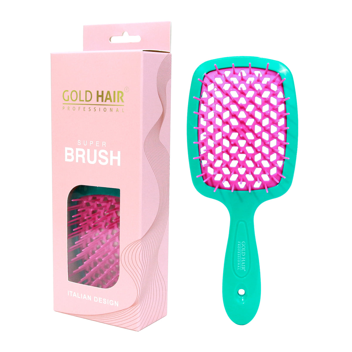 Gold Hair Professional Super Rubber Brush