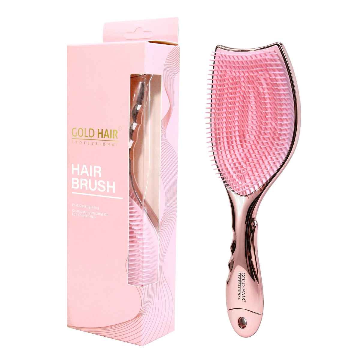 Gold Hair Premium Hair Brush - Big