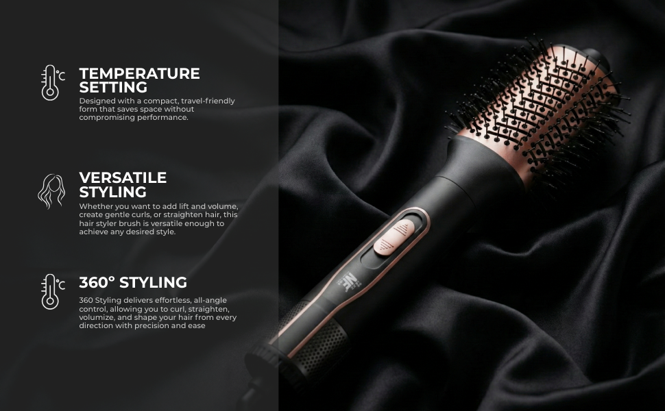 New Force Curl and Straight Hair Styler 2 in 1