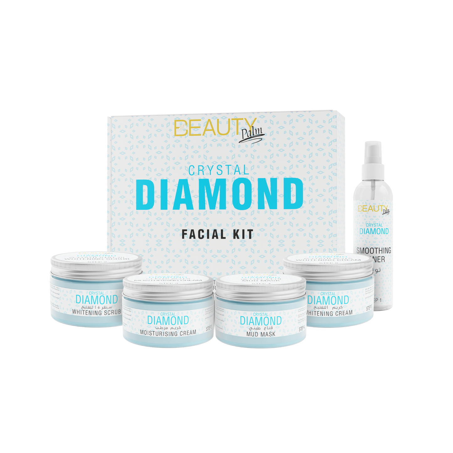 Beauty Palm Facial Kit Diamond Crystal 5pcs/kit