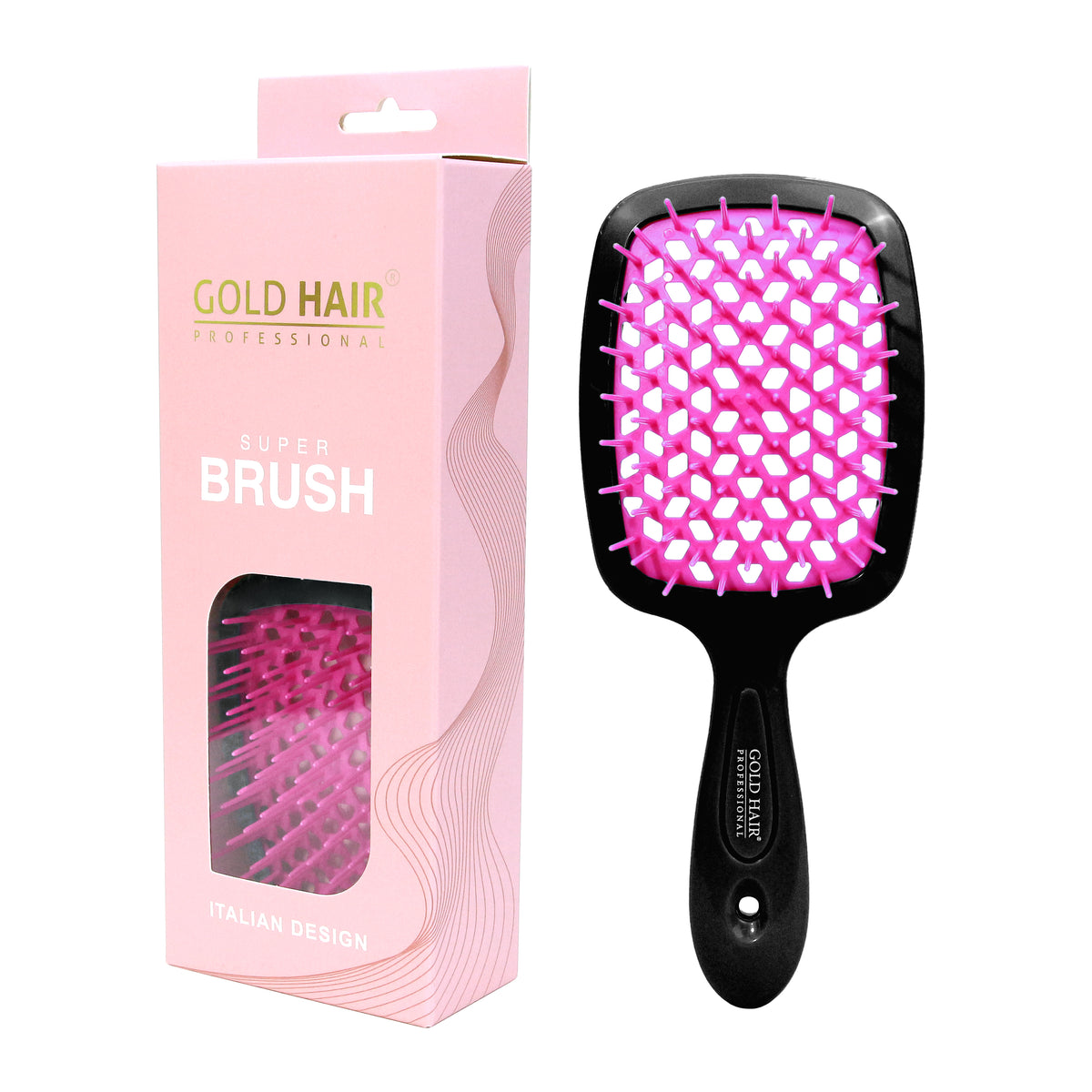 Gold Hair Professional Super Rubber Brush