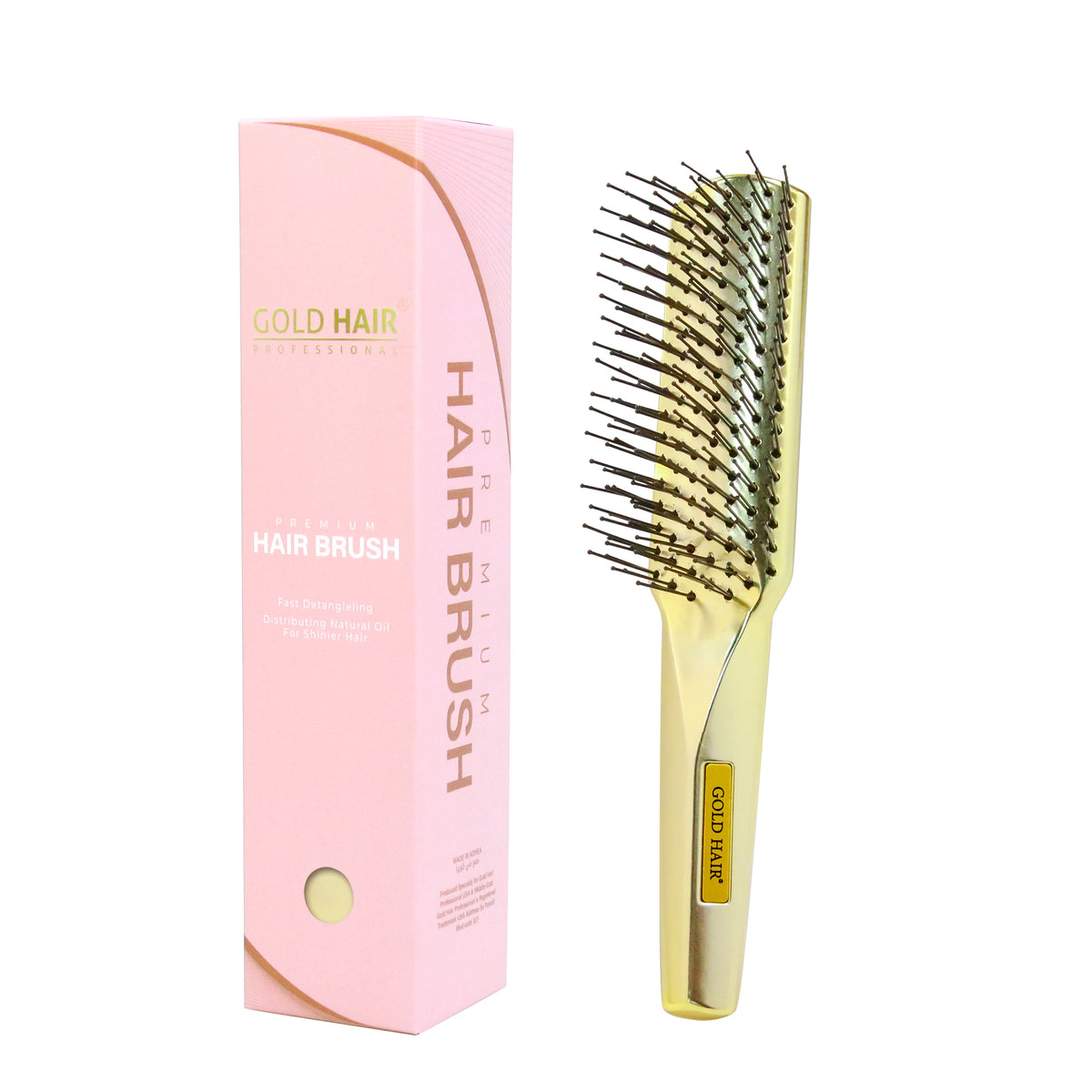 Gold Hair Premium Hair Brush - Small