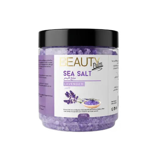 Beauty Palm Sea Salt Infused with Dried Petals Beauty Palm