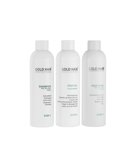 Gold Hair Professional Protein Treatment 250ml - For All Hair Types