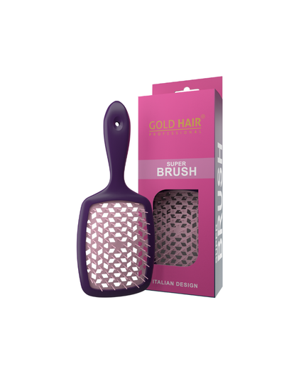 Gold Hair Professional Super Rubber Brush
