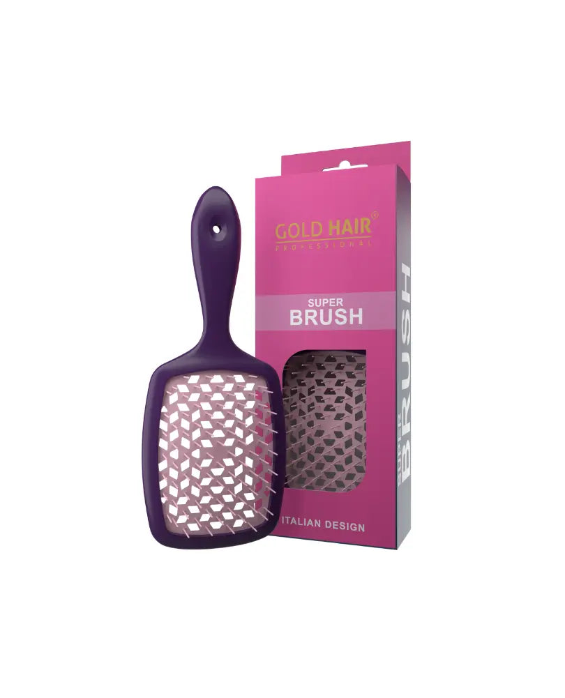 Gold Hair Professional Super Rubber Brush Gold Hair