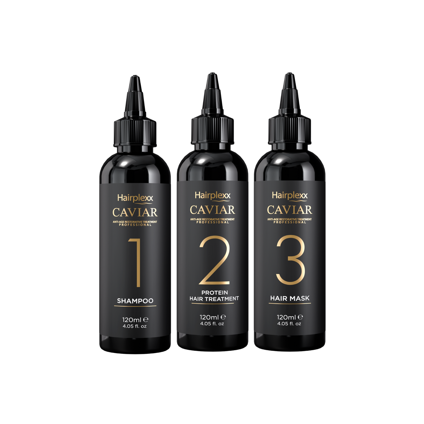 Hairplexx Caviar 3-Step Protein Hair Treatment 120ml
