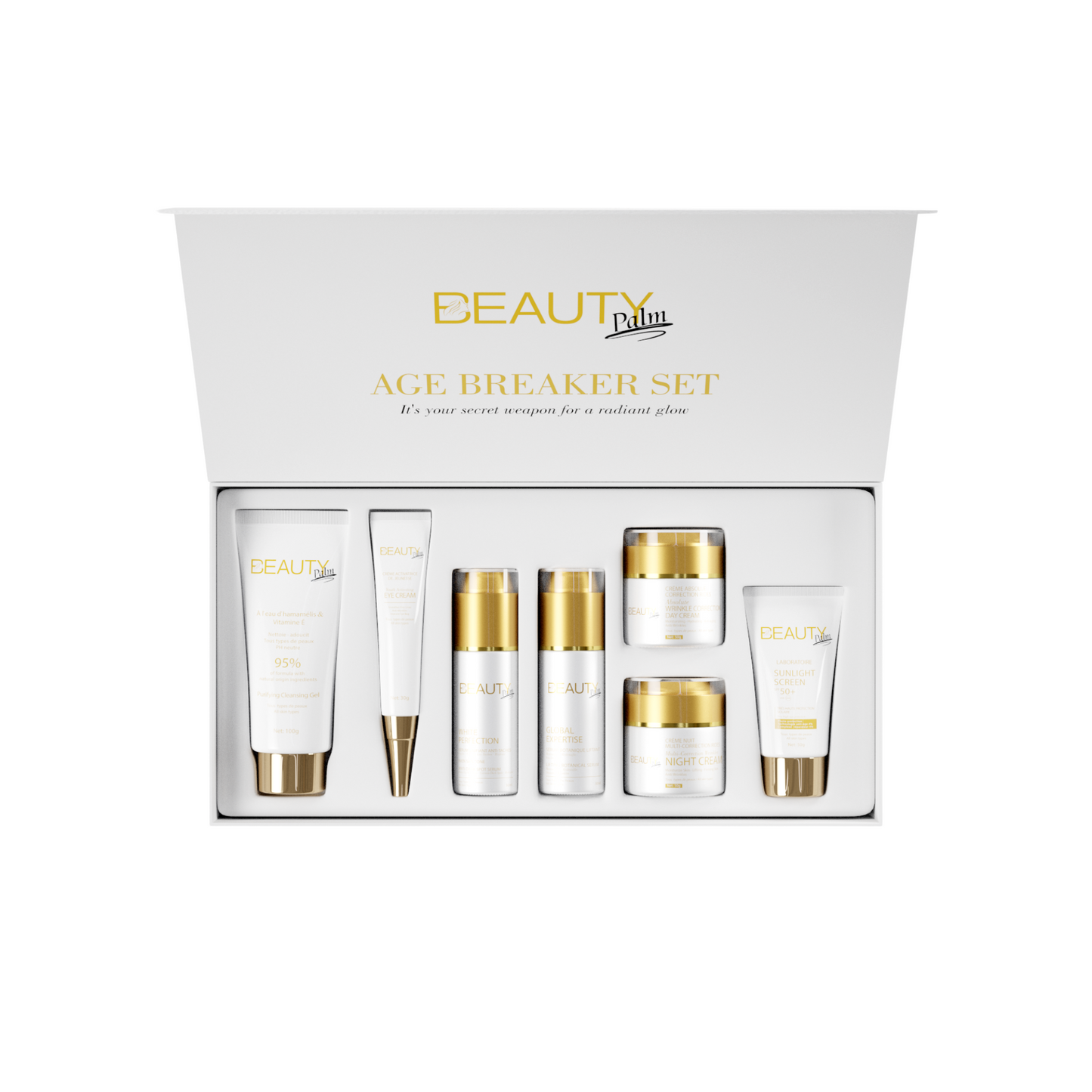 Beauty Palm Cellular Facial Anti-Aging Programme | Age Breaker - Face & Eye Care Set