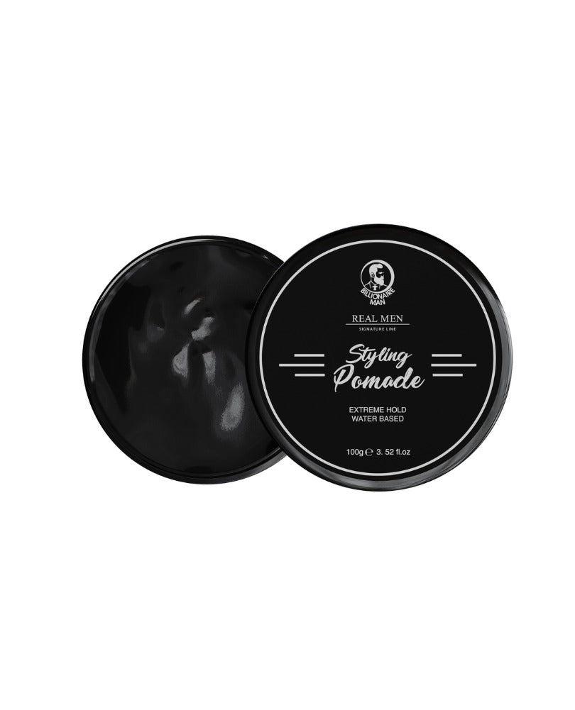 BILLIONAIRE MAN STYLING POMADE EXTREME HOLD AND WATER BASED