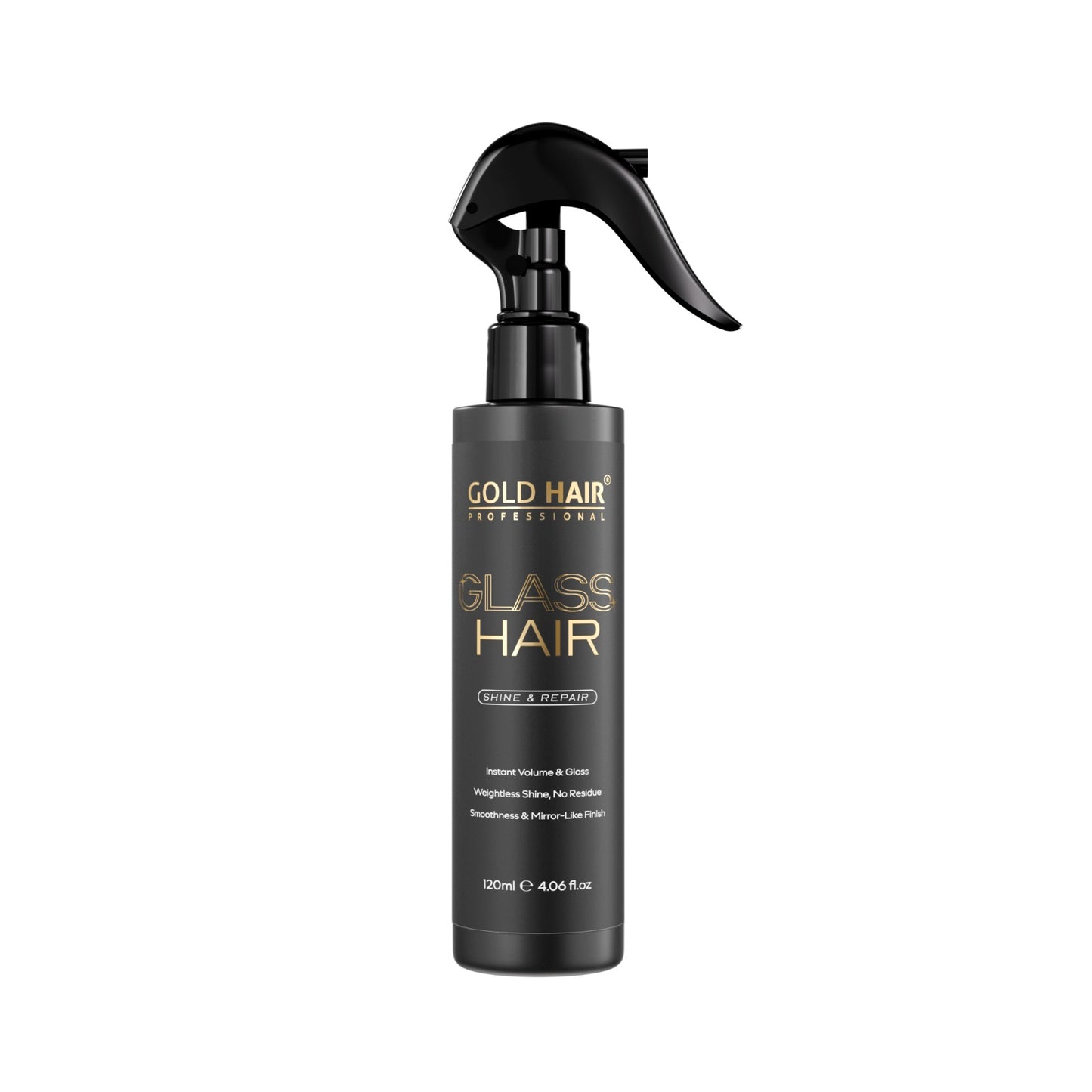 Gold Hair Professional Glass Hair Instant Shine and Repair Spray 120ml