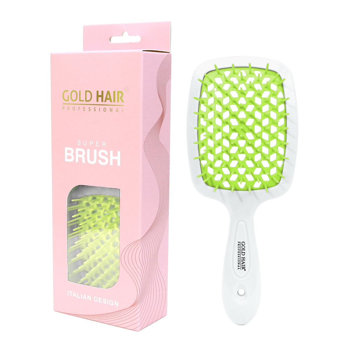 Gold Hair Professional Super Rubber Brush
