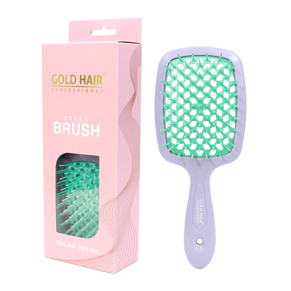 Gold Hair Professional Super Rubber Brush