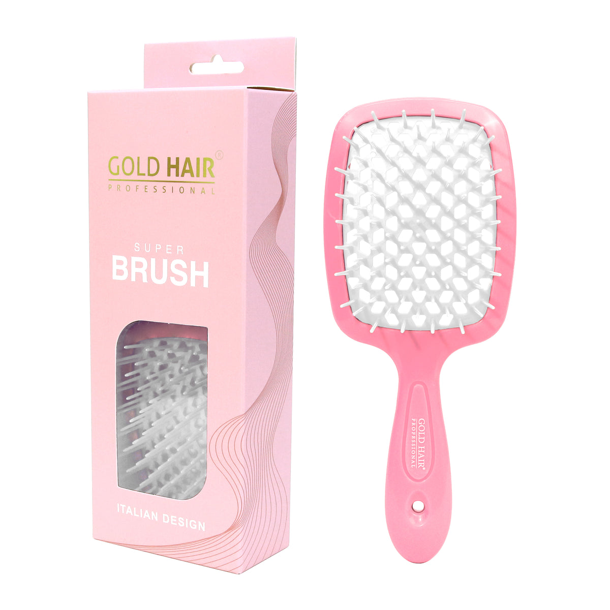 Gold Hair Professional Super Rubber Brush