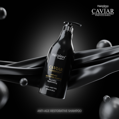 Hairplexx Caviar Restorative Shampoo – Anti-Age Repair for Soft, Shiny Hair (1L)