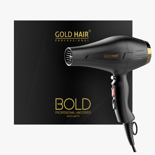 Gold Hair Professional Bold Hair Dryer 2600 Watts - Kenaan International