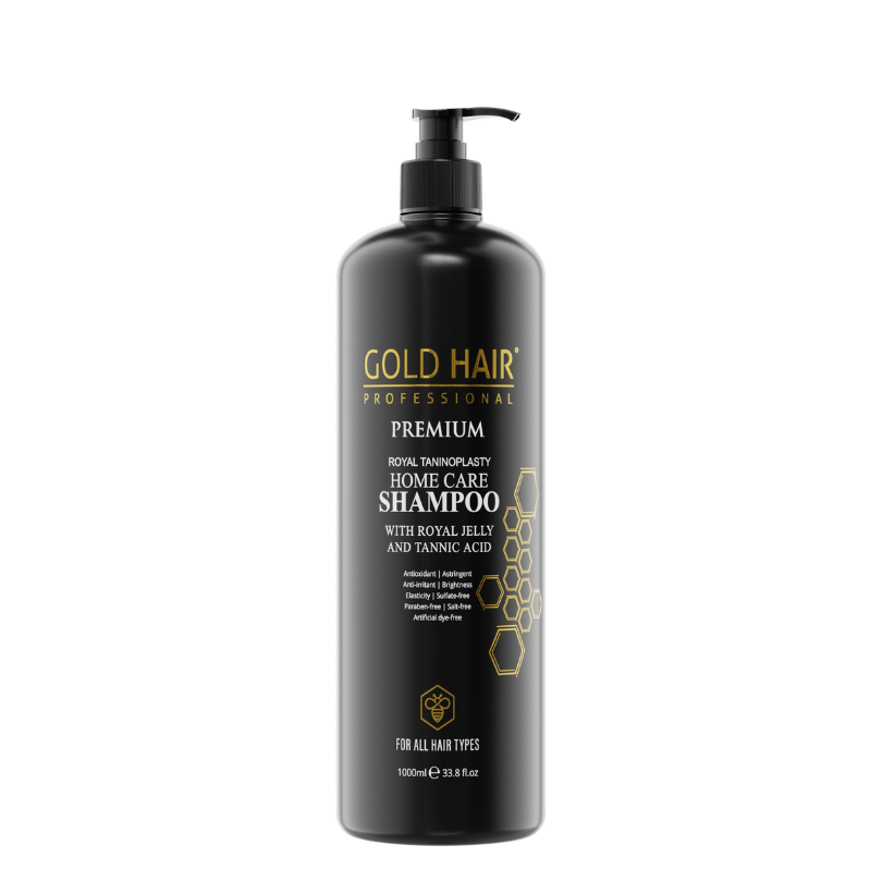 gold hair nourishing shampoo 1000ml product photo - kenaan international