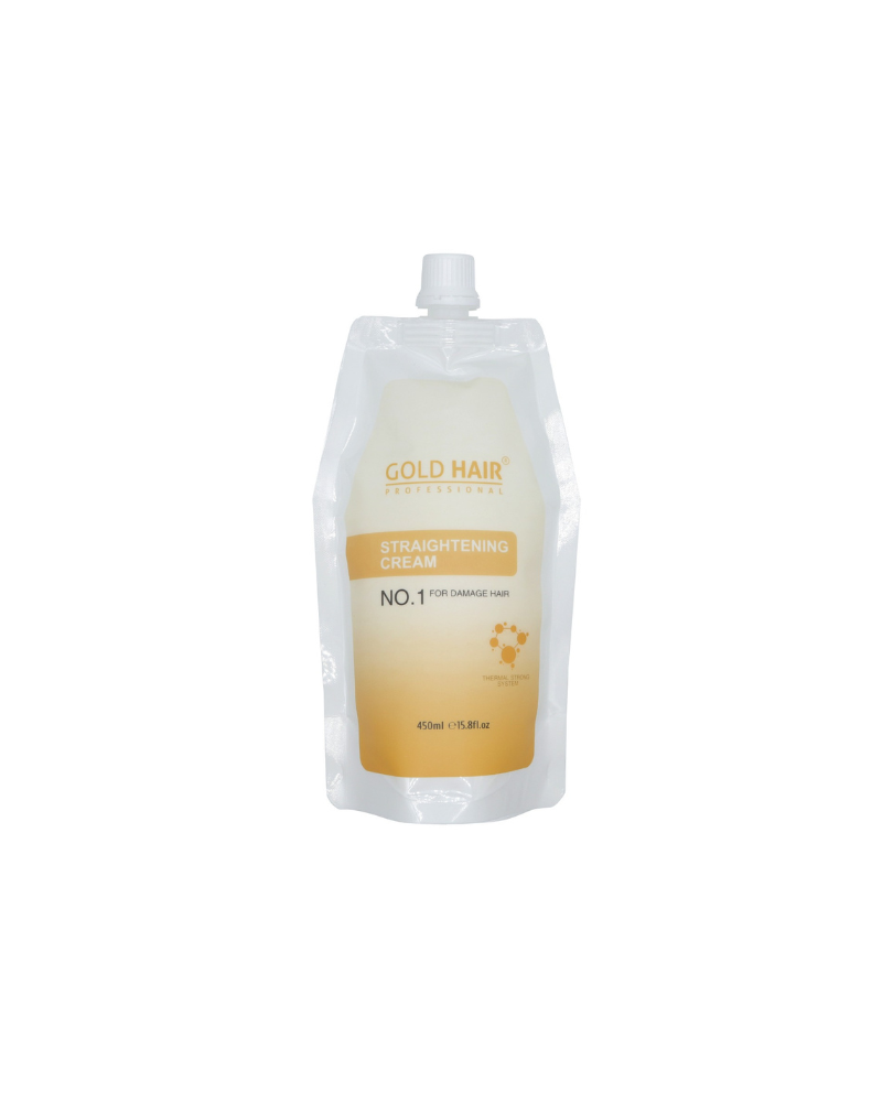 Gold Hair Professional Thermal Strong Straightening Cream - Kenaan International