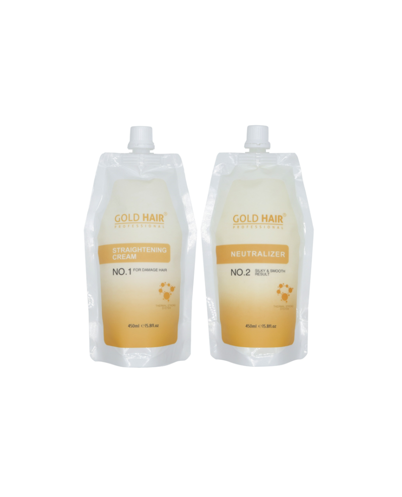 Gold Hair Professional Thermal Strong Straightening Cream