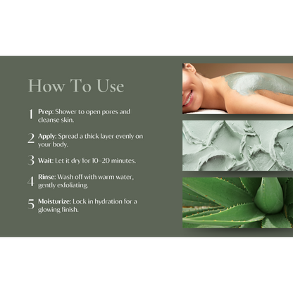 Hairplexx Caviar Foot & Body Amazon Mud Mask For Hydrating Skin