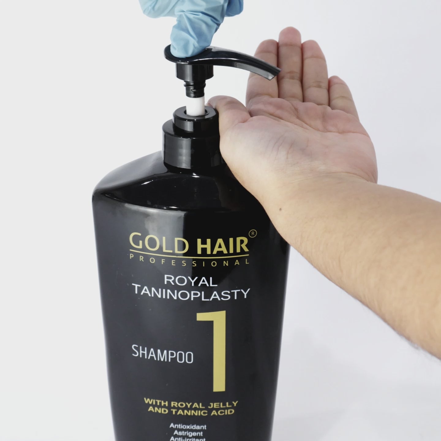 gold hair brazilian treatment bottled texture