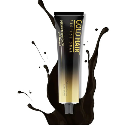 Gold Hair Permanent Color Natural Intensi Cream 100ml - Kenaan International
