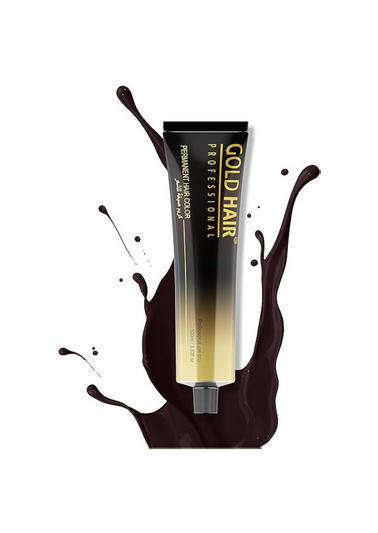 Gold Hair Permanent Color Brown Intensive Cream 100ml