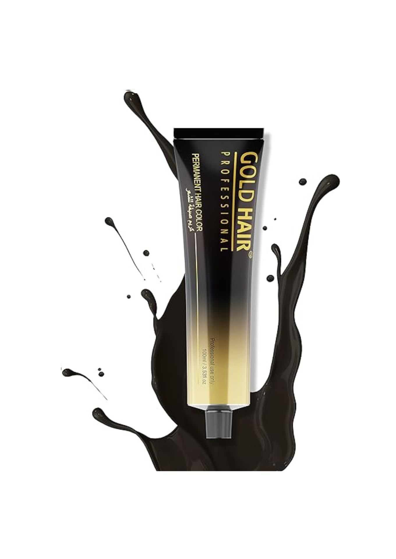 Gold Hair Permanent Color Brown Intensive Cream 100ml