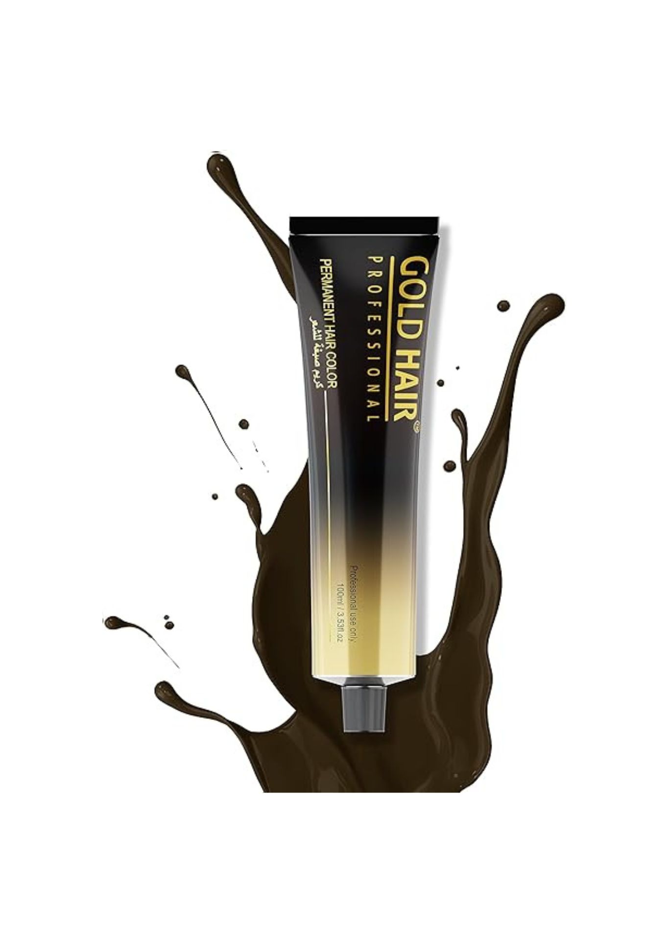 Gold Hair Permanent Color Brown Intensive Cream 100ml