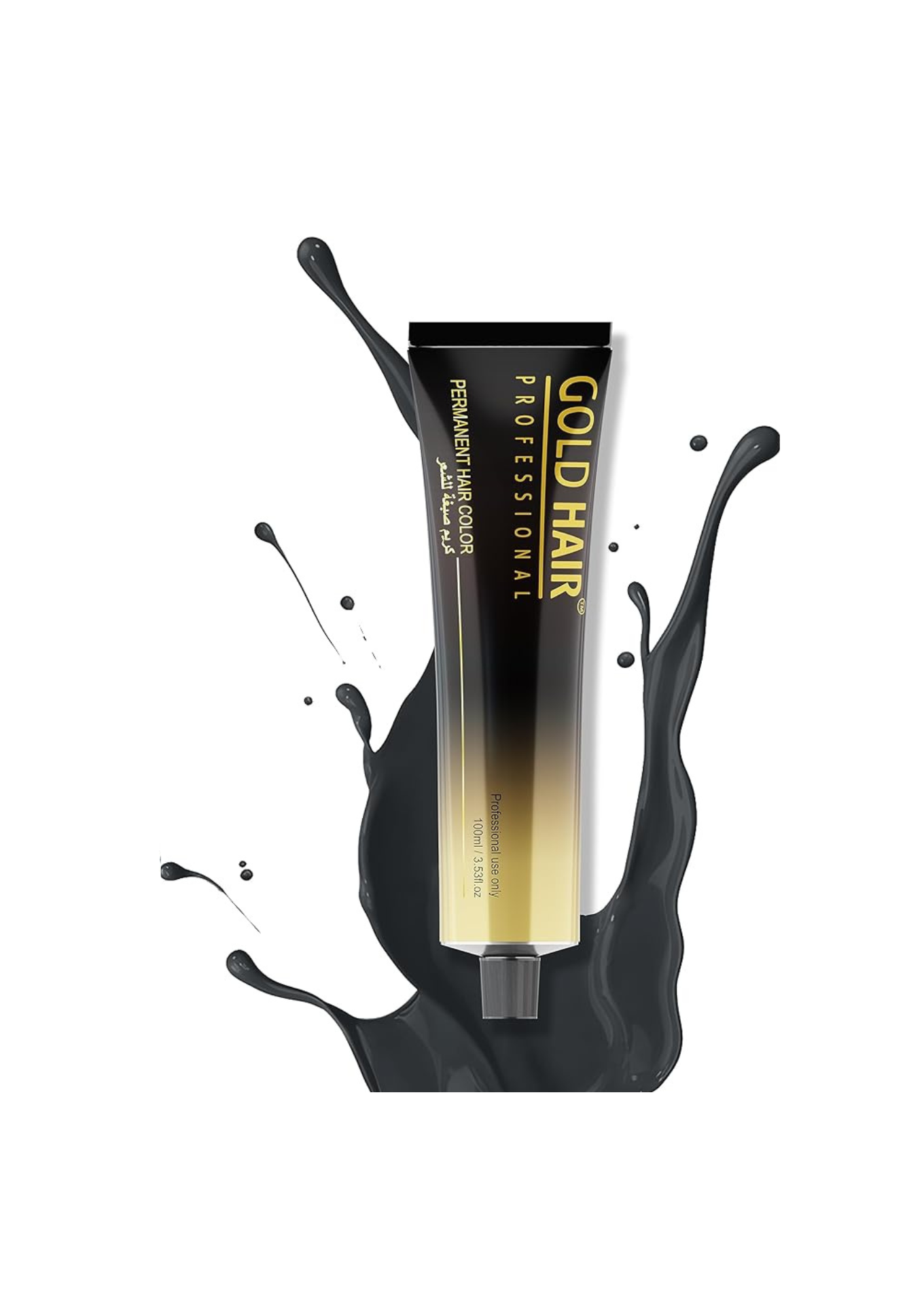 Gold Hair Permanent Color Fashion Moda Cream 100ml