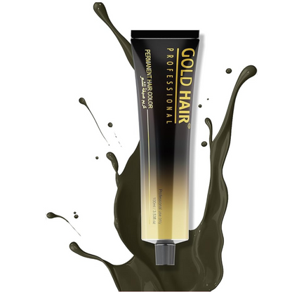 Gold Hair Permanent Color Fashion Moda Cream 100ml - Kenaan International
